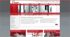 Desktop Screenshot of graber-daemmtechnik.de